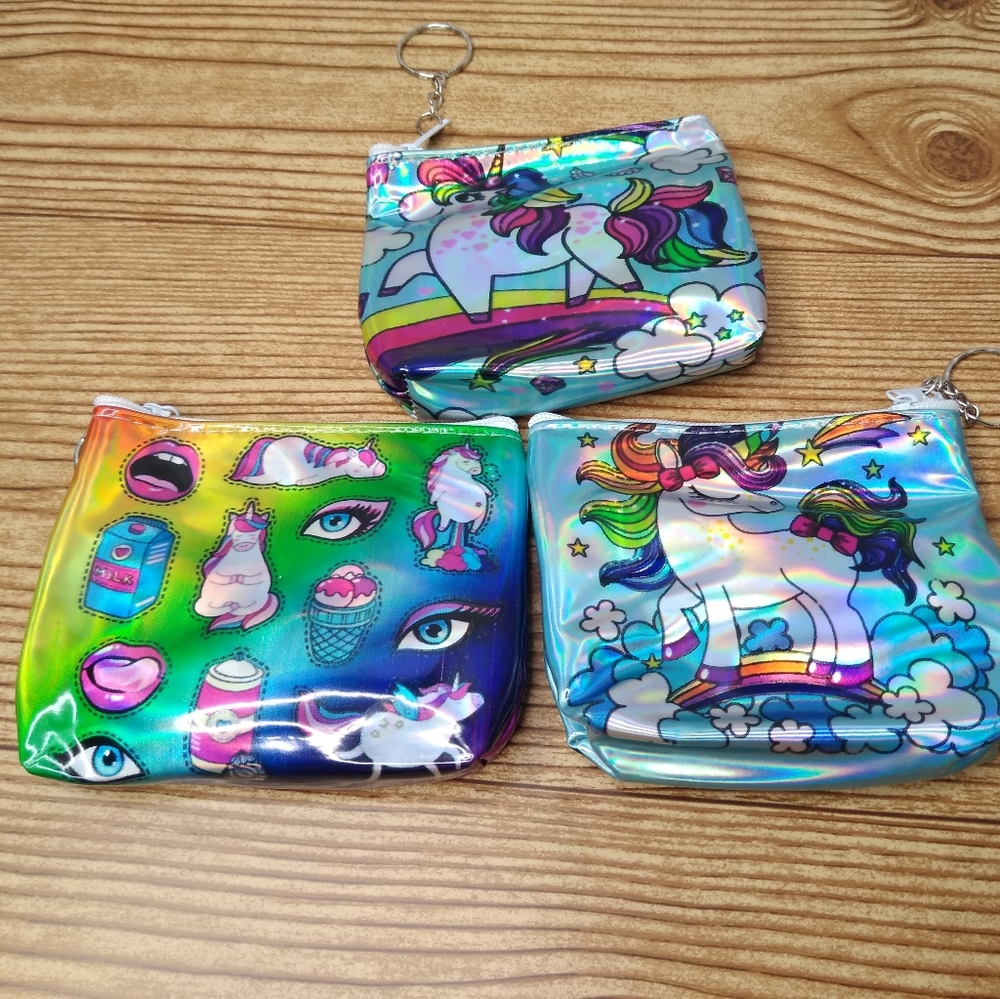 3 for $14 ❤️ Unicorn Coin Bags